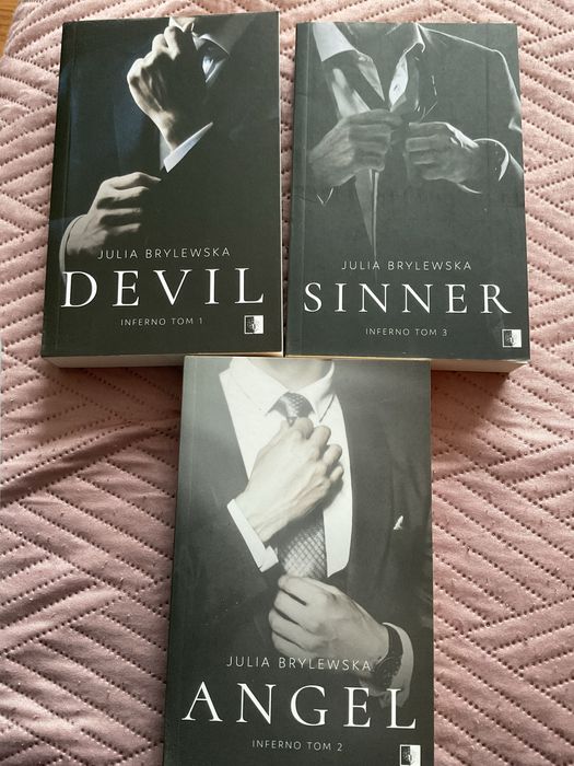 Zestaw ksiazek julia brylewska imferno sinner devil angel