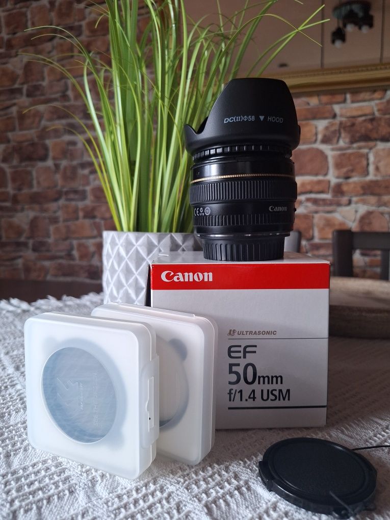 Obiektyw Canon Ultrasonic EF 50 mm 1.4 USM