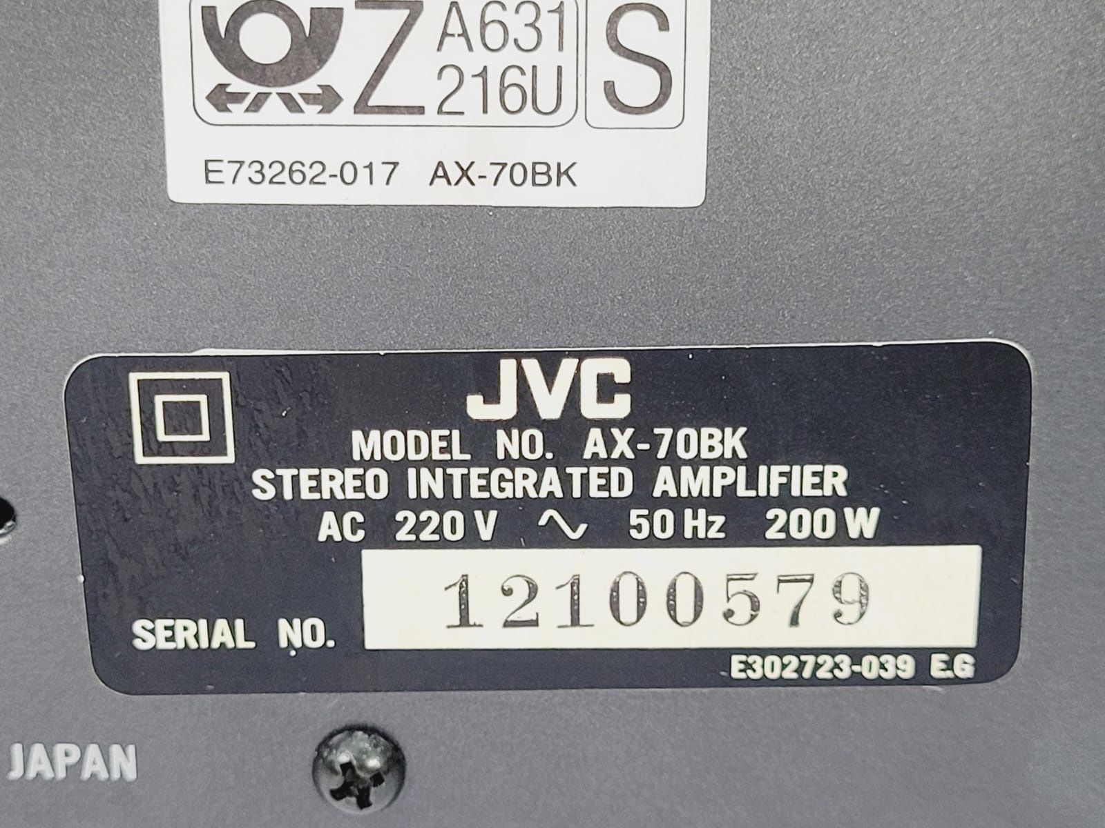 Jvc AX 70BK amplituner wzmacniacz z korektorem radio