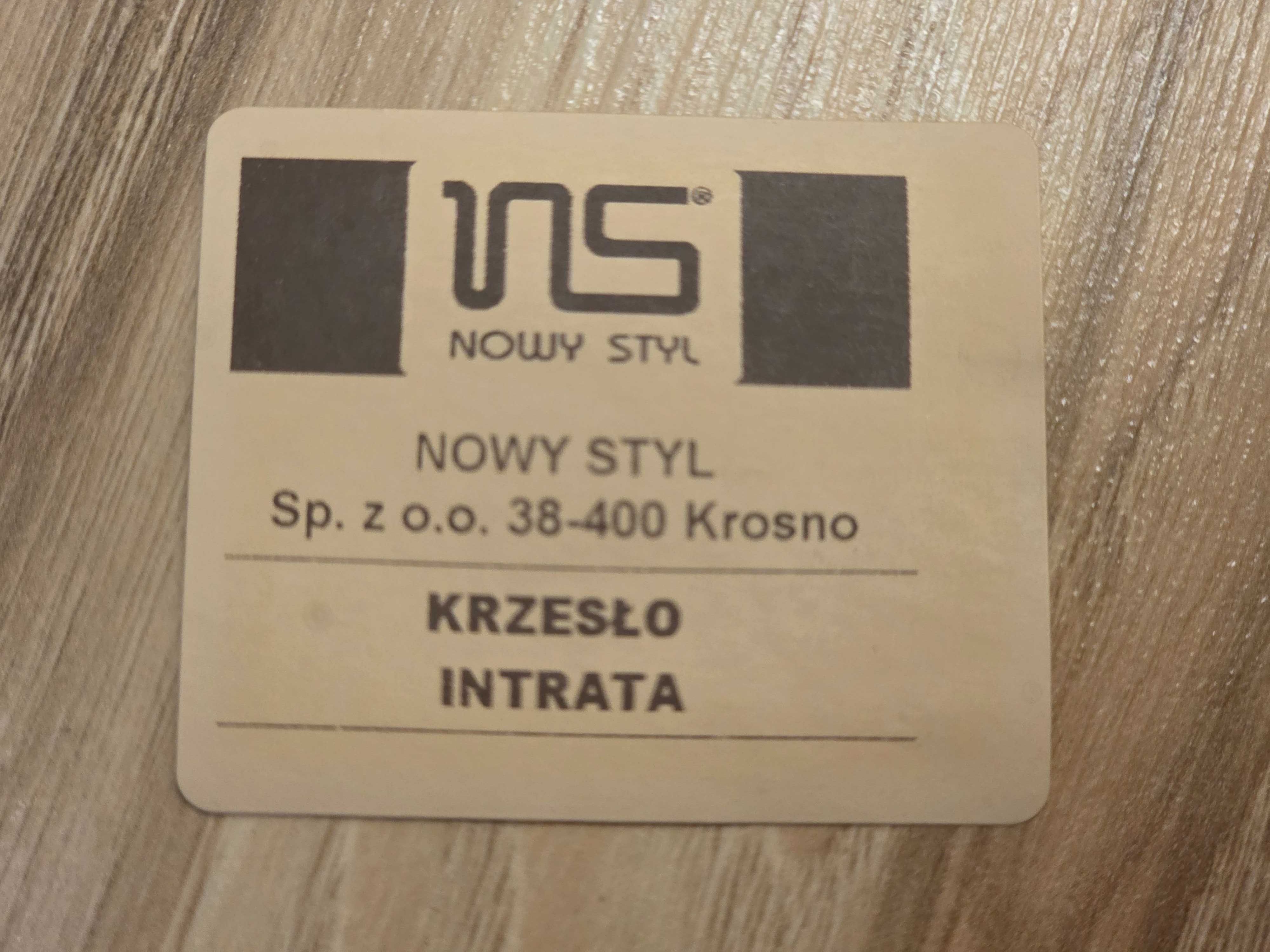 4 Szt.Krzesła Intrata Biuro Czerwone Podłokietniki Rama Chromow Polska
