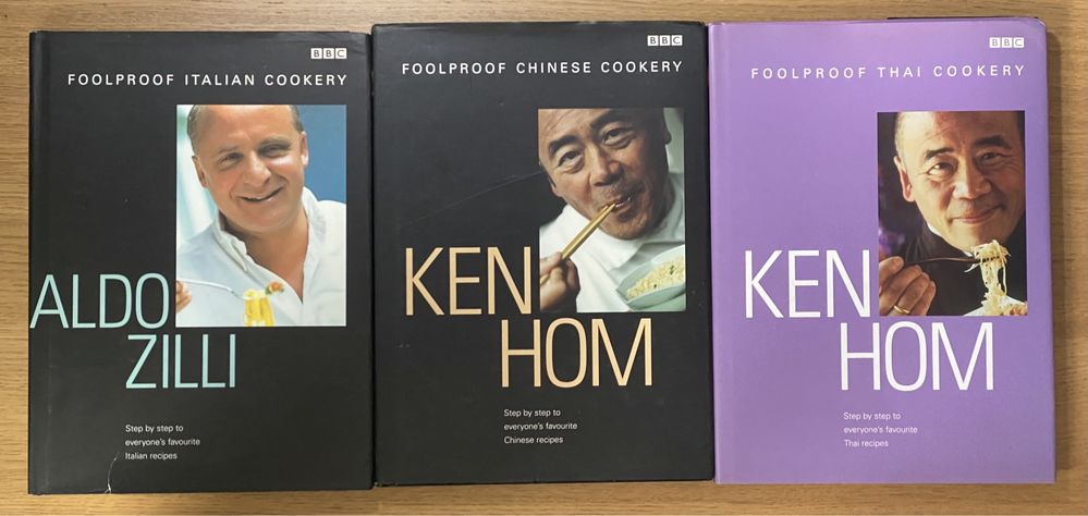 Foolproof cookery, Thai, Italian, Chinese, Aldo Zilli, Ken Hom, BBC