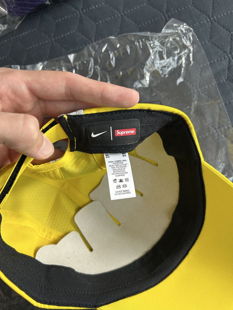 Supreme X Nike Fw 25 Running Cap «Yellow»