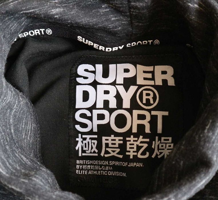 SUPERDRY | sportowa bluza damska z kominem S