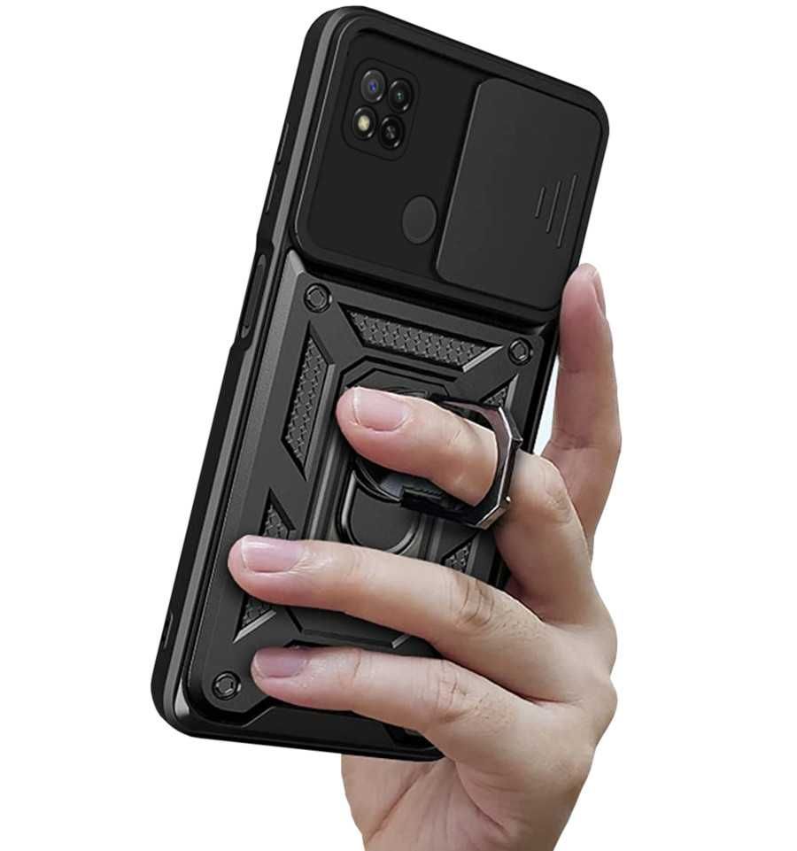 Etui Pancerne do Xiaomi Redmi 9C + Szkło Hartowane