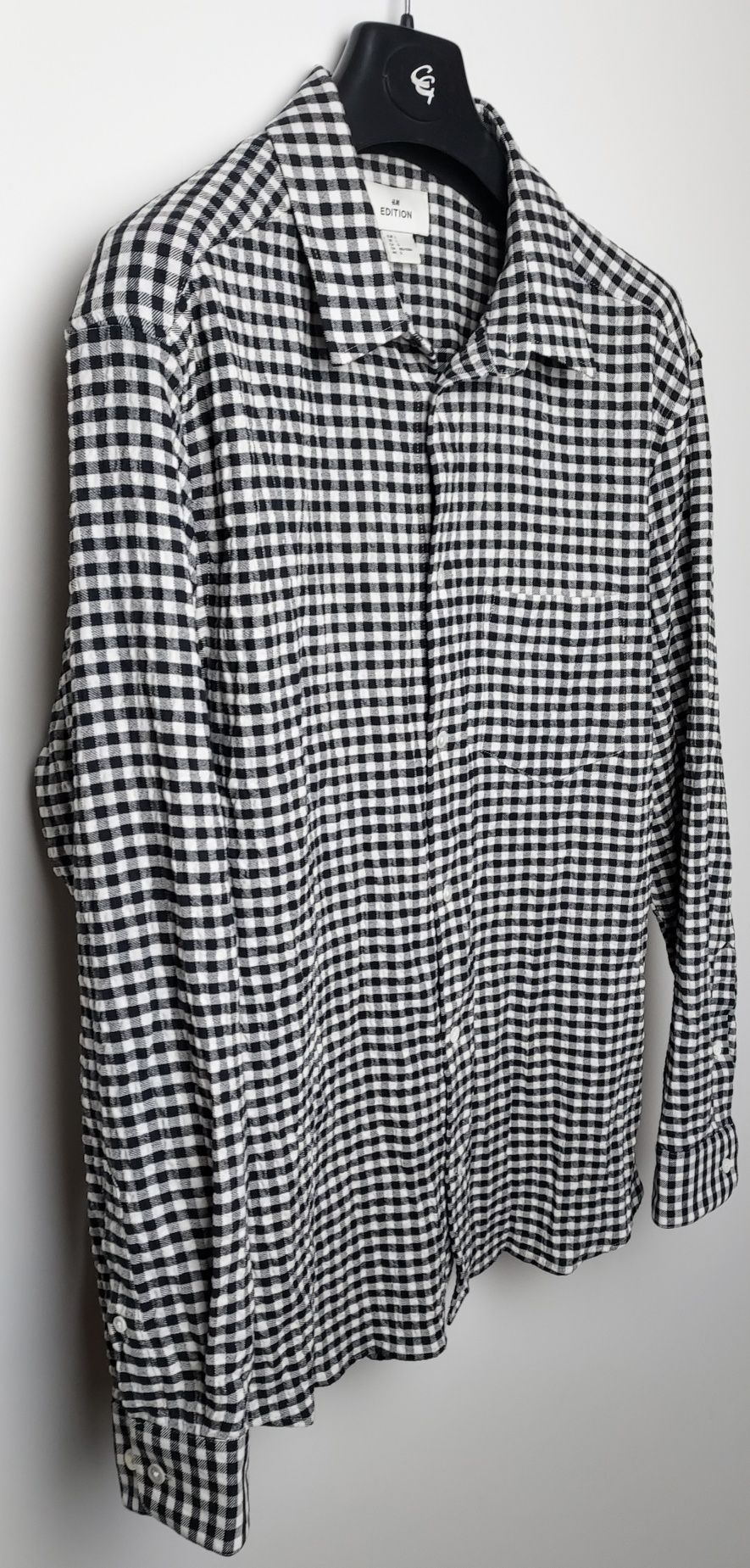 H&M_nowa męska koszula w kratkę Regular fit_L