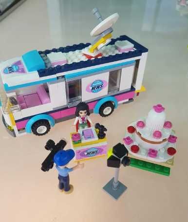 Lego Friends News Van - Carrinha das notícias - Jornalista