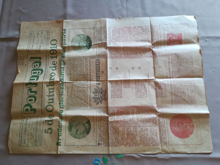Jornal Portugal 5 Outubro 1918