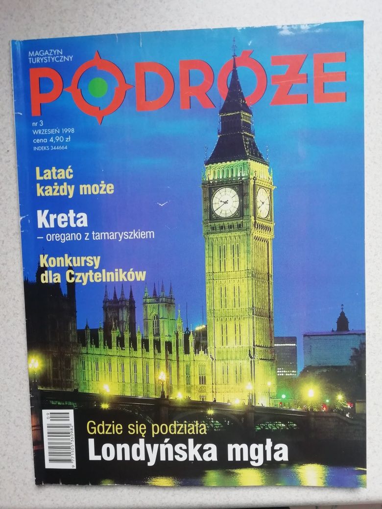 Magazyn turystyczny Podróże nr 3/1998