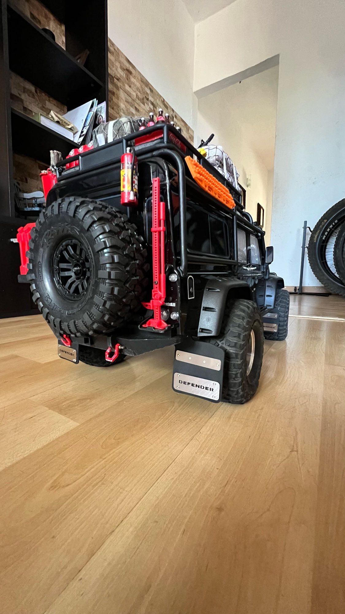 Gumowe chlapacze przód+tył TRAXXAS TRX 4 Land Rover Defender 1:10 rc