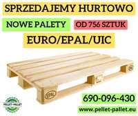 Nowe Palety EURO/EPAL/UIC Dostawa Gratis