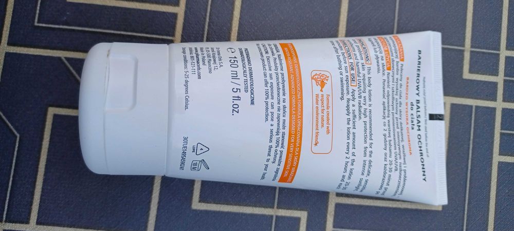 Pharmaceris SUN barierowy balsam ochronny do ciała 50+, tuba 150 ml.