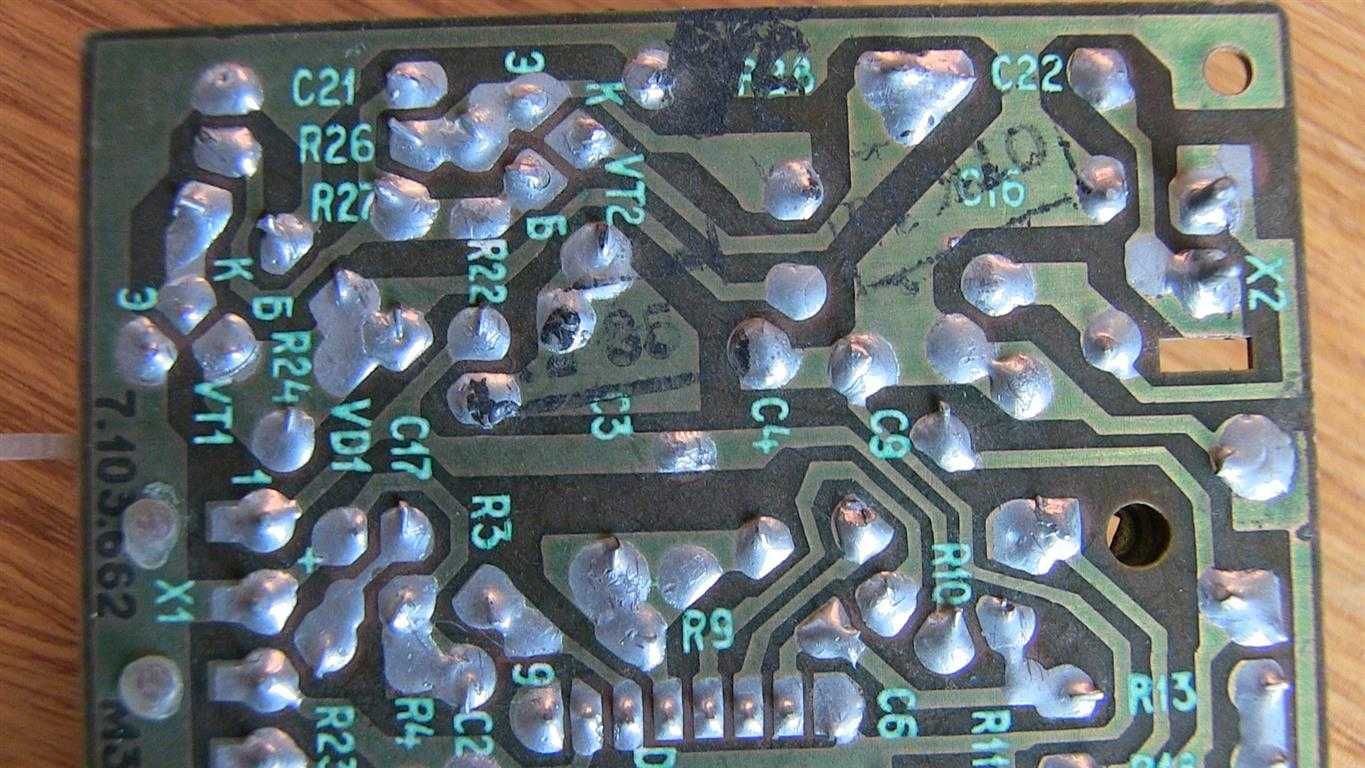 Модуль на телевизор ссср М3-1-1 (К174АФ1, КТ837Т)