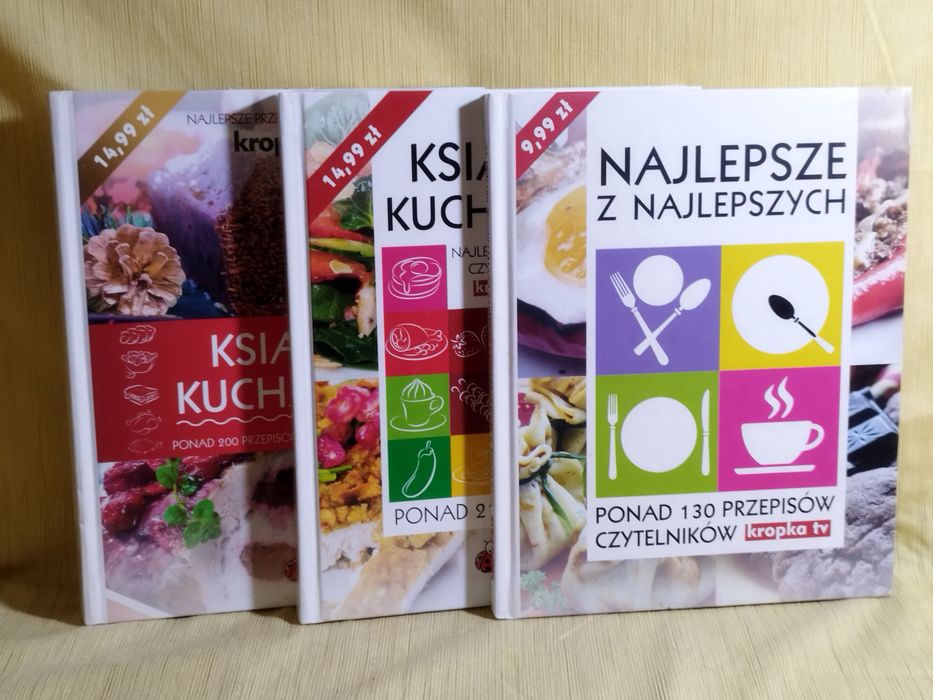Książka "Przepisy kulinarne Biedronki"/ 3 szt