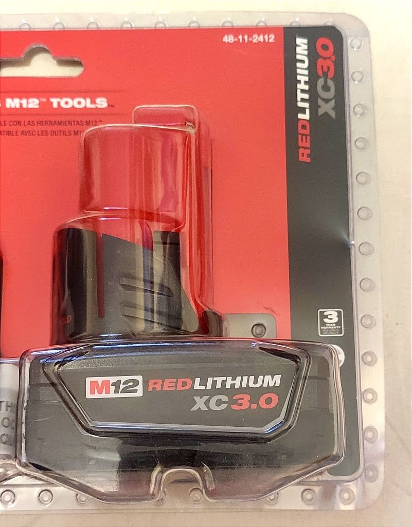 Акумулятор (батарея) Milwaukee M12 HighCapacit XC 3.0 (3Аг) 48-11-2402