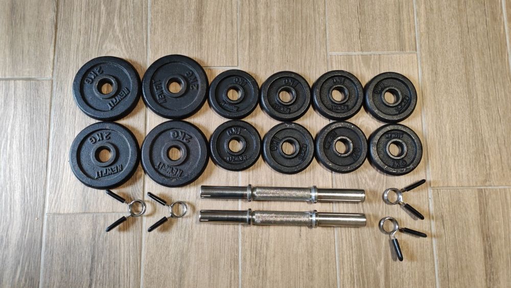 Par de Halteres NewFit (2 unidades -  10 kgs cada)