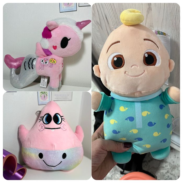 Мяка іграшка патрік, tokidoki, cocomelon