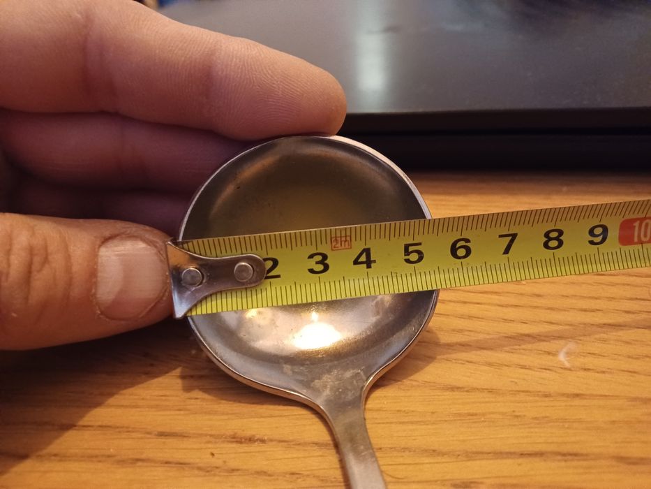 Mała łyżka wazowa ze stali nierdzewnej