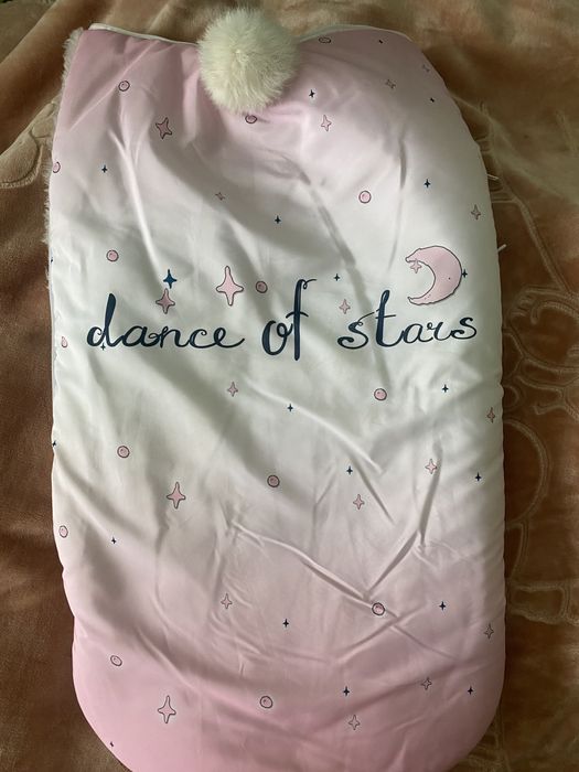 Зимовий конверт-спальник з непромокаючої преміум-плащівки та хутра