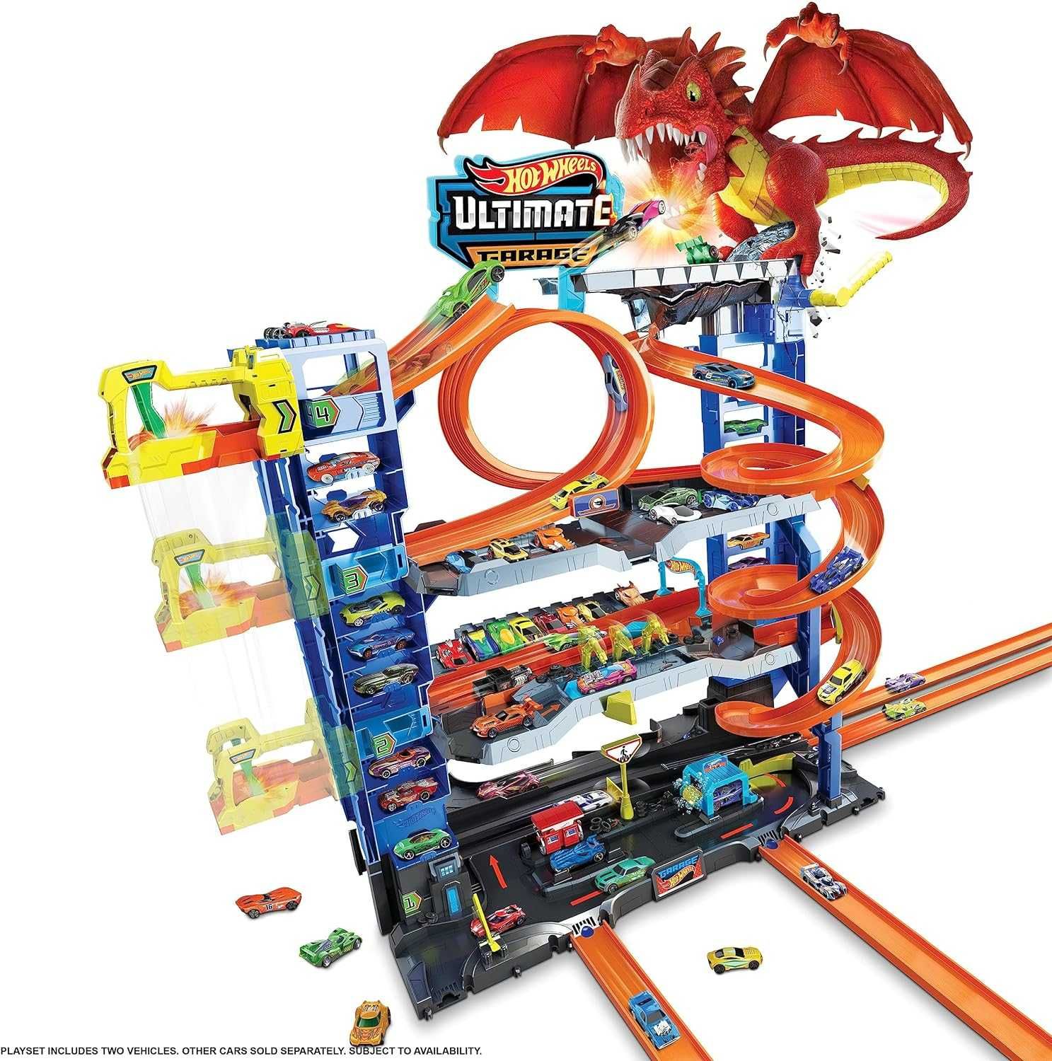 Hot Wheels City Ultimate Garage Dragon Хот Вілс гараж Атака Дракона