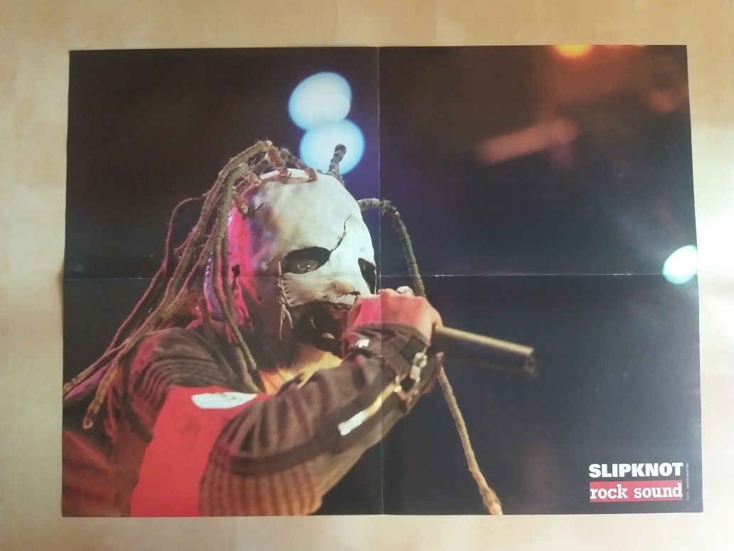 3 Posters revistas de Musica Rock sound  Slipknot KORN