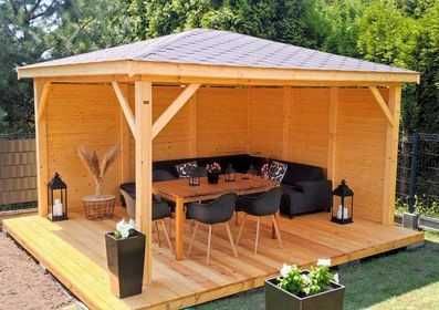 Altana ogrodowa IBIZA 3x4, altanka drewiana, zadaszenie, pergola
