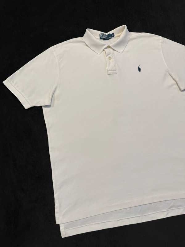 Biała koszulka polo Ralph Lauren - Size XL