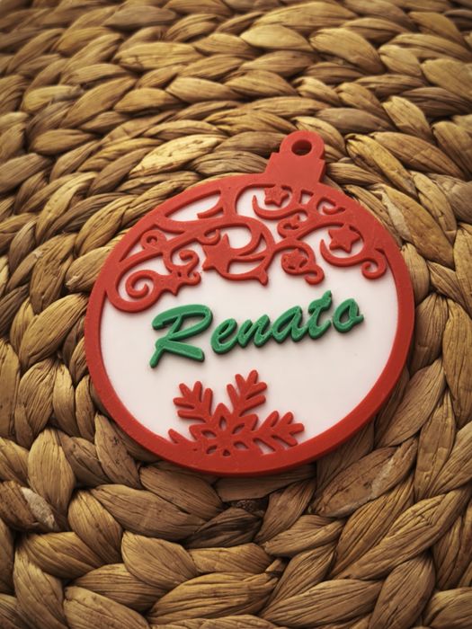 Bola de Natal Personalizável