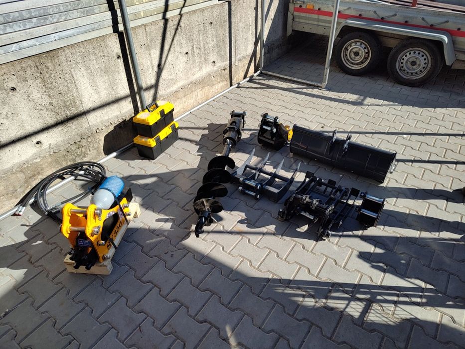 Minikoparka RELYMG 1200 z osprzętem