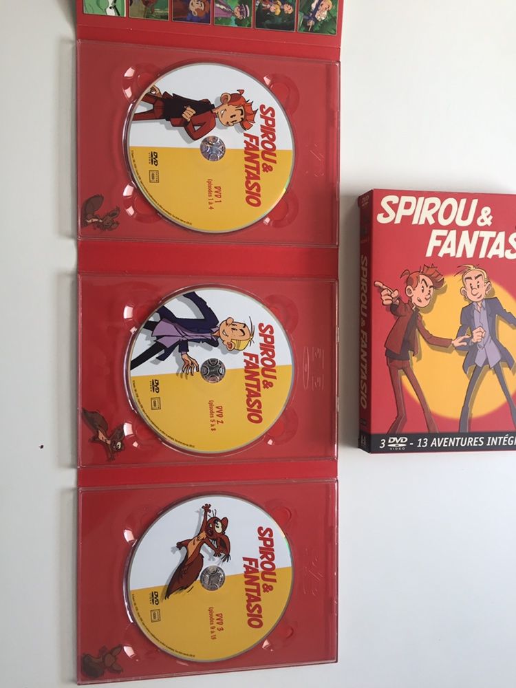 Spirou & Fantasio. 3 x DVD. Kolekcjonerskie.