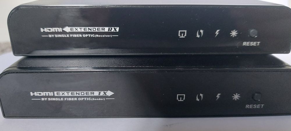 HDMI extender по оптичному кабелю б/в
