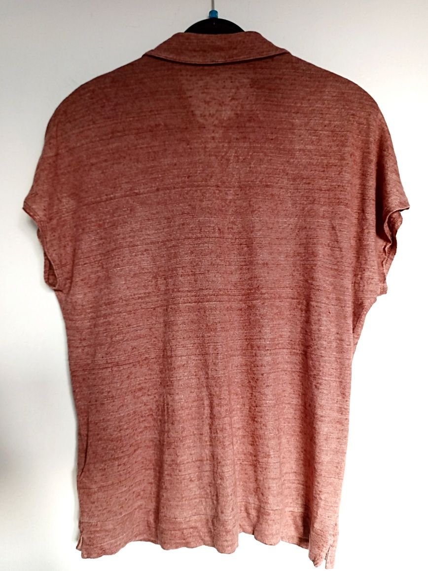 Lniana bluzka koszula Massimo Dutti Len 100% 34 XS