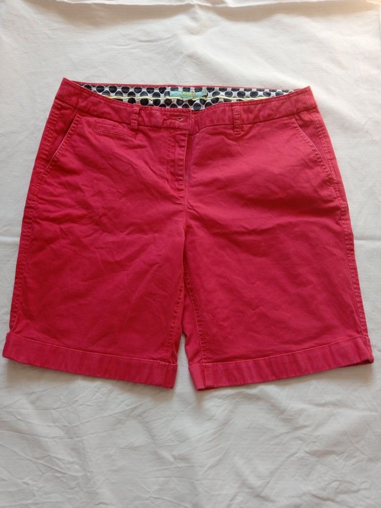 Подарок шорти короткі джинсові котонові бермуди рожеві червоні 10 12 р