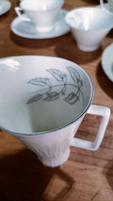 Fabuloso serviço de chá  Art deco  Vista alegre