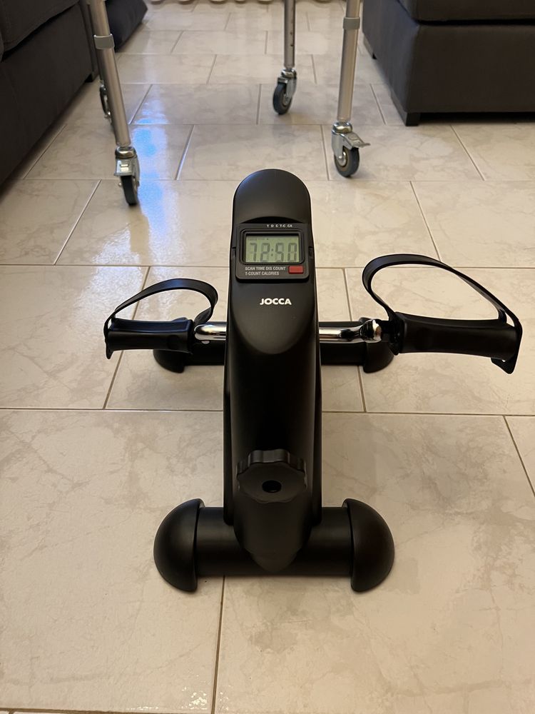 Pedaleador Con Display Digital Negro