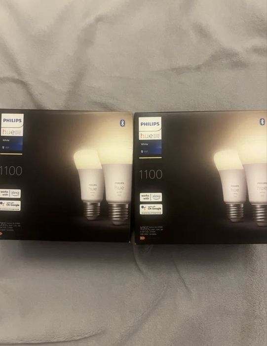 Żarówki philips hue 4 sztuki E27 1100 lm