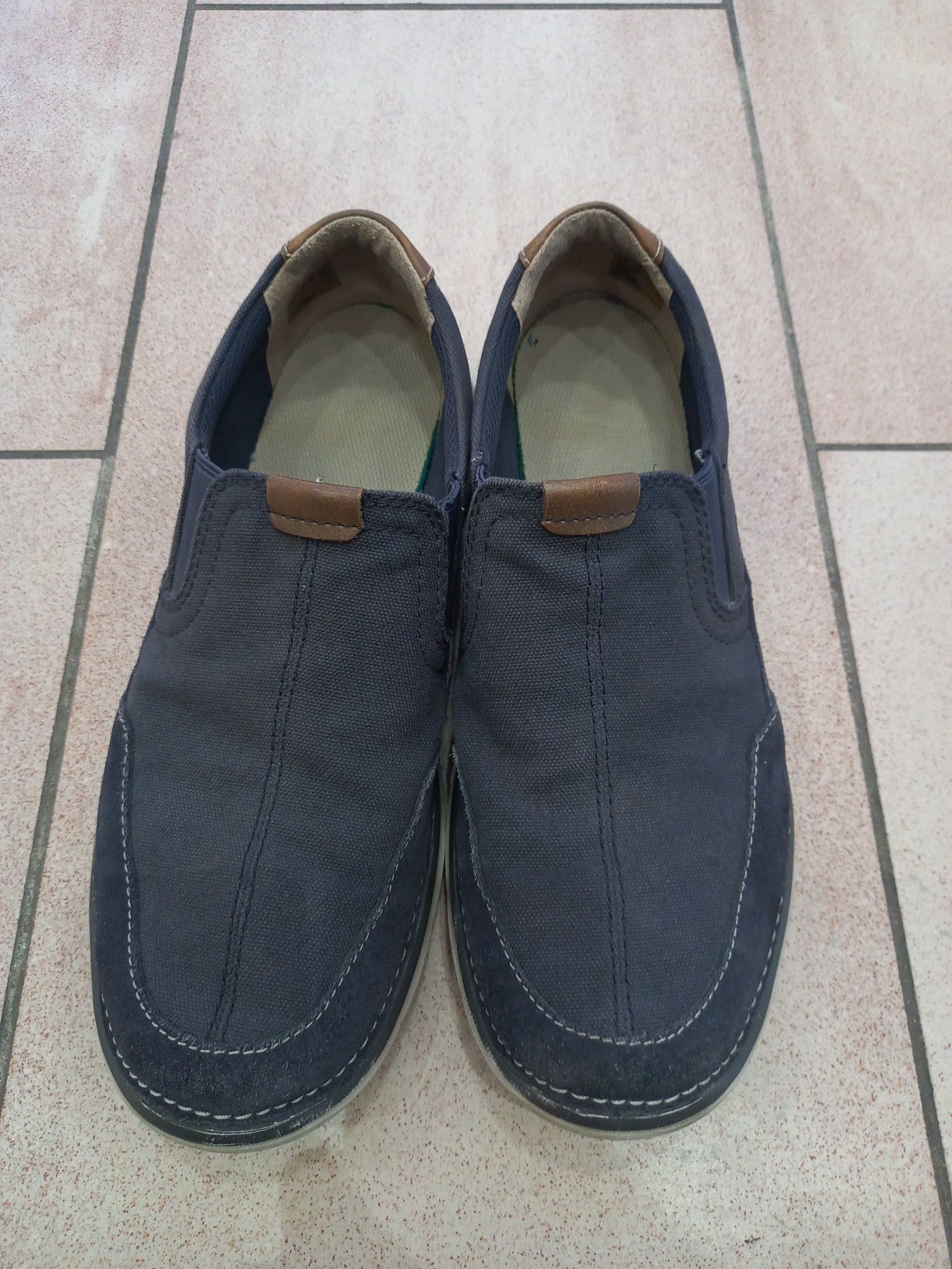 Buty mokasyny męskie clarks r.43