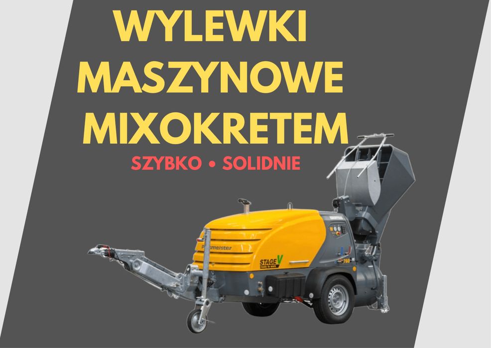 Wylewki posadzki maszynowe Mixokretem