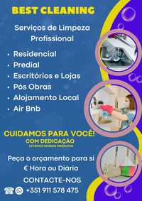 Limpeza de alojamento local, escritórios e empresas, zona de Aveiro