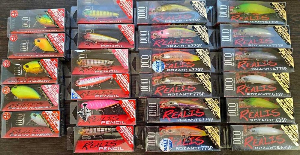 Нові воблери DUO,Jackall,Daiwa,Megabass та інші
