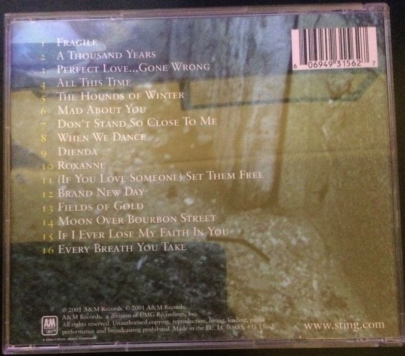 Cd Sting All This Time