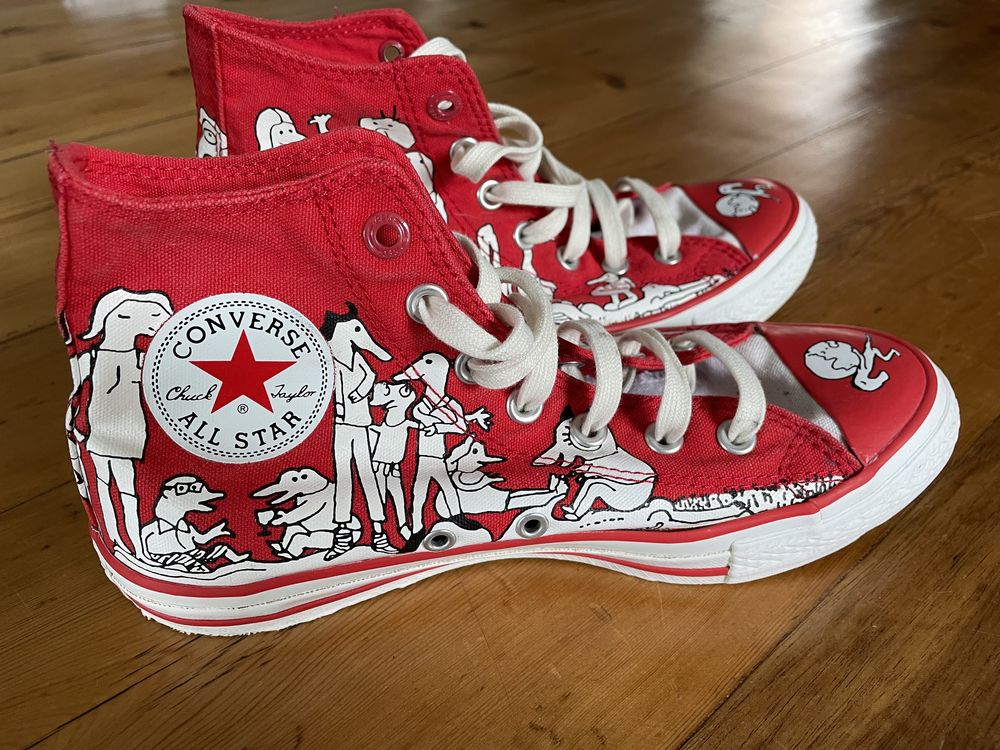 Botas Converse All Star edicao limitada (red)