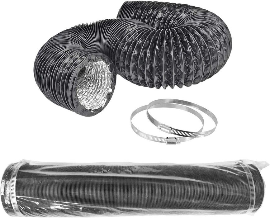 LOOTICH Mocny elastyczny wąż wylotowy wentylacyjny rura 102mm x 8,0m