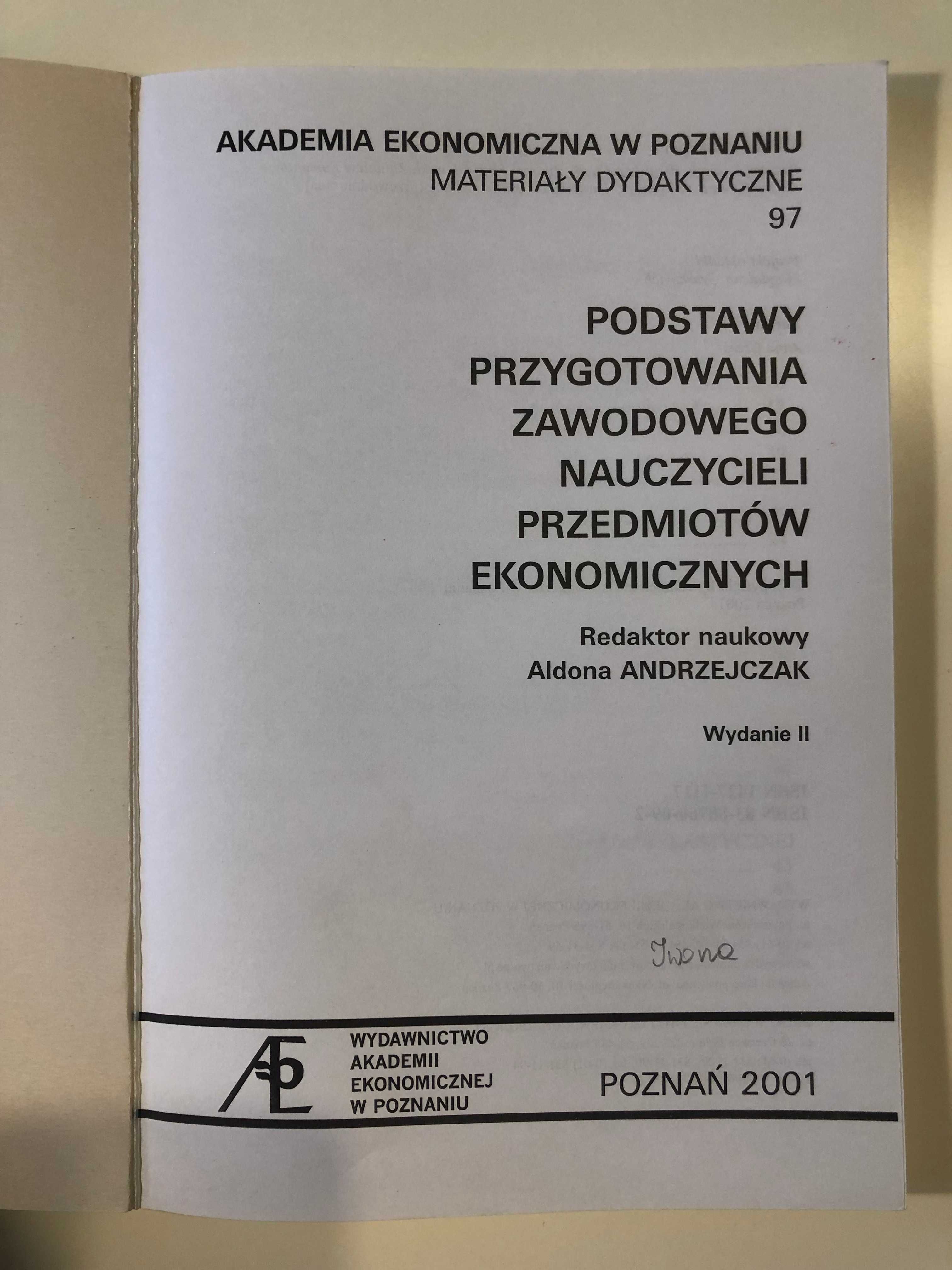 Podstawy przygotowania zawodowego nauczycieli... (Andrzejczak A. red.)