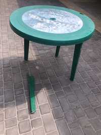 Столешница круглая пластиковая Зелёная (100грн/шт)
