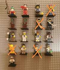 Minifigures seria 4 Lego 8804 13 sztuk