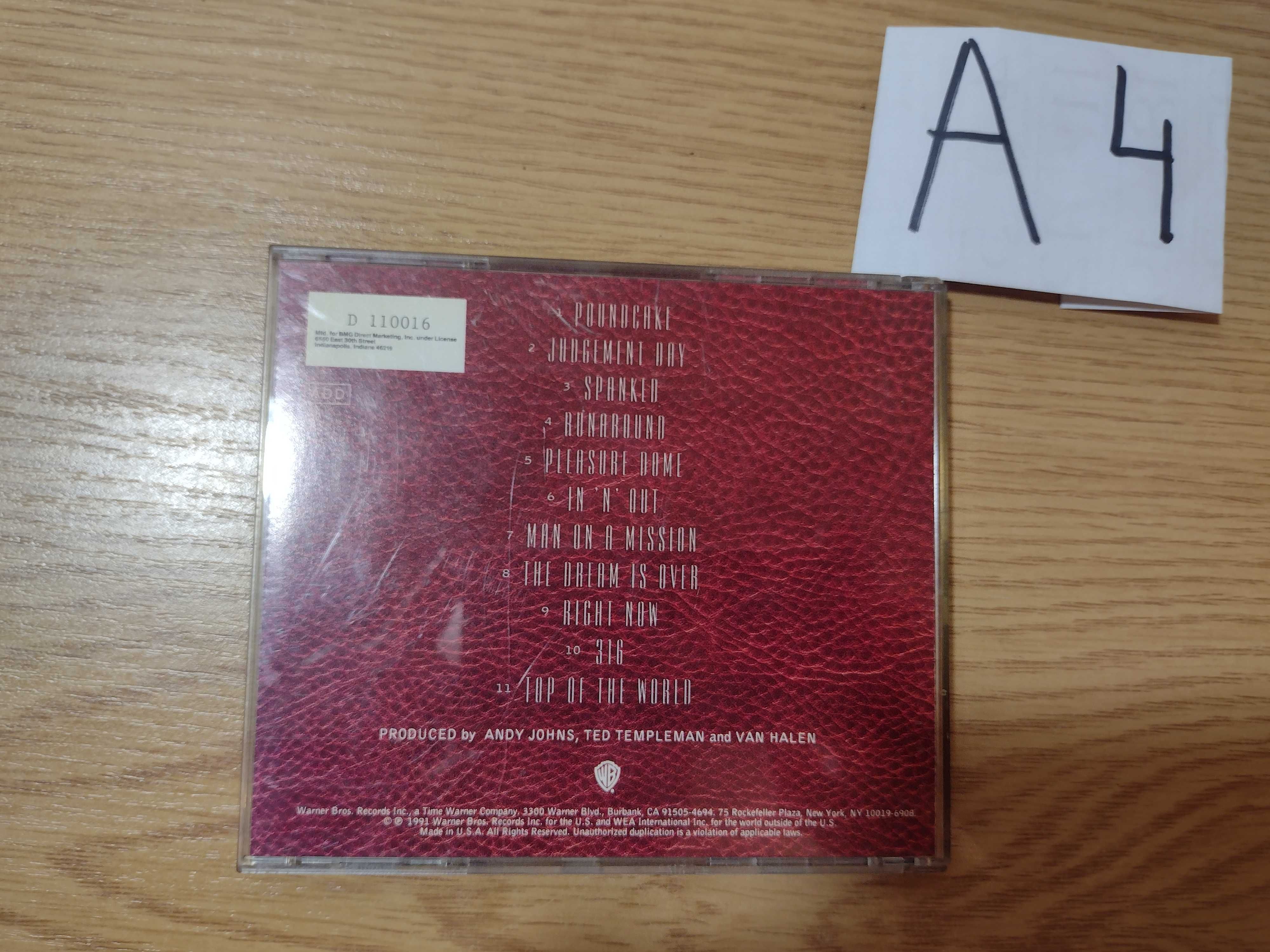 CD Van Halen For Unlawful Carnal Knowledge