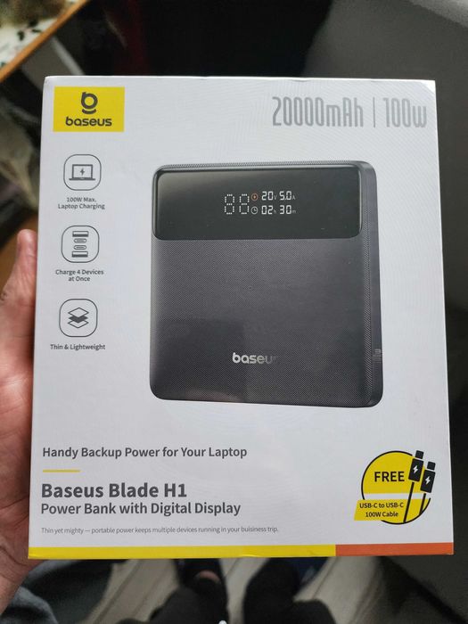 Baseus Blade Power Digital Display Fast Charging 20000mAh 100W NEW