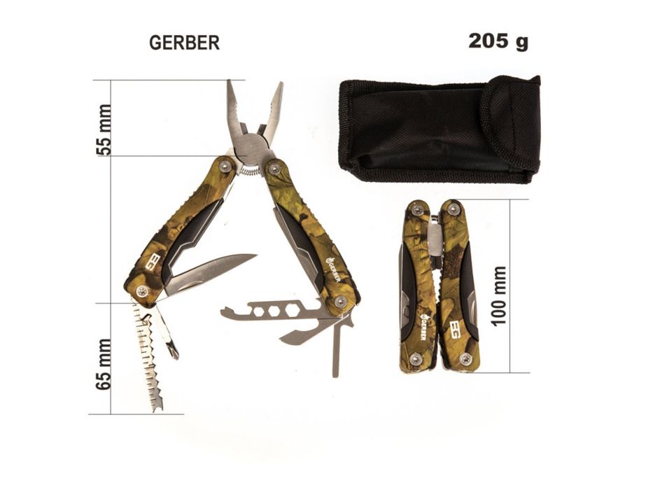 Надійний, Багатофункціональний Мультитул плоскогубці 7-в-1. Недорогий