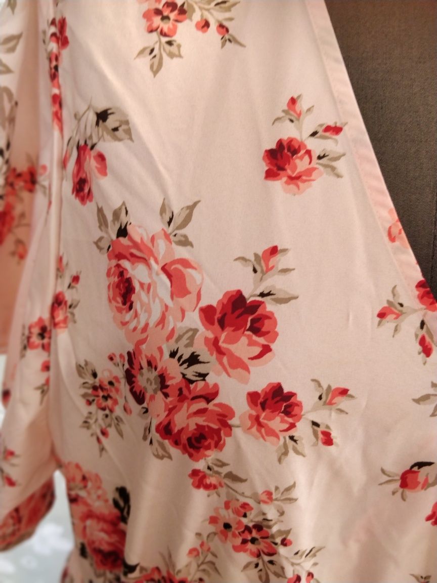 Piękna sukienka kwiaty 4xl nowa ciążowa do karmienia