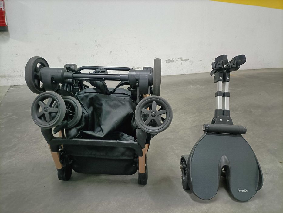 Carrinho de bebé Chicco Miinimo 2 e Bumprider Plataforma de Passeio